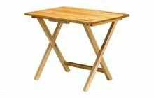 thumbnail for small wooden folding table